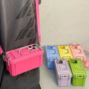 وصول جديد Funny Organizer Phone Case لأحمر الشفاه والمفاتيح - Anyard