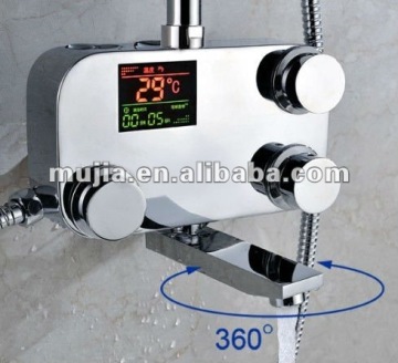 Digital Display Thermostatic Mixer Shower Faucet