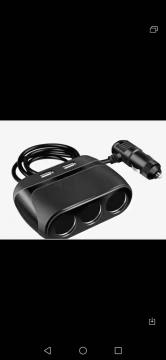 3 way12v DC poewr Output outlet Scoket Car