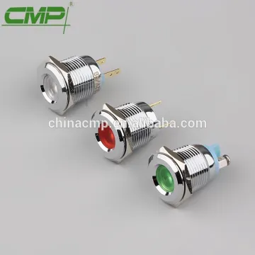 CMP waterproof Metal threaded led light indicator lamp IP67