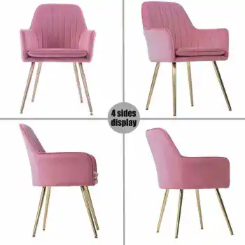 Customized Dining Room Furniture - Chinese Manufacturer Supplier Velvet Accent Restaurant Dining Room Chairs