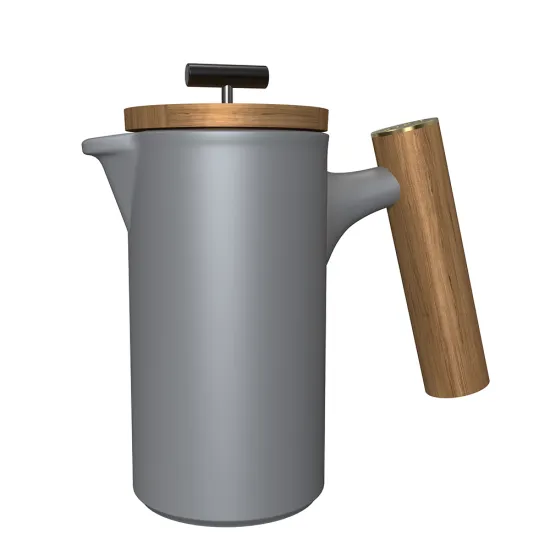 DHPO High-End Matte French Press Coffee Maker 600ml with 304 SLS Filter