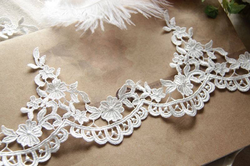 Polyester Embroidered Lace