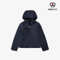 Giacca softshell foderata in pile con cappuccio per bambini