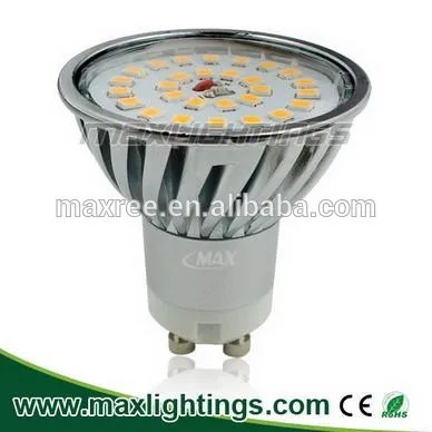 Energy saving SMD led lights , die-casting aluminium led lights, GU10 indoor led lights