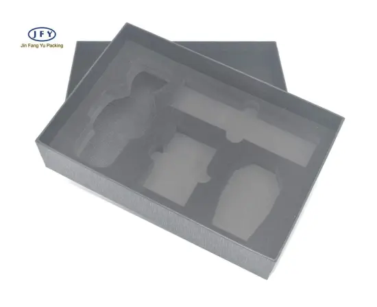 Custom flat paper gift box with lid