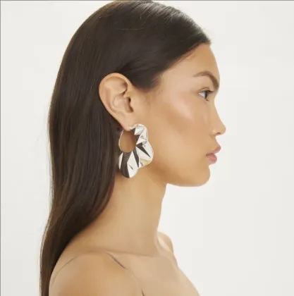 Women's Silver Hoop Earrings - Fashion Jewelry Earrings