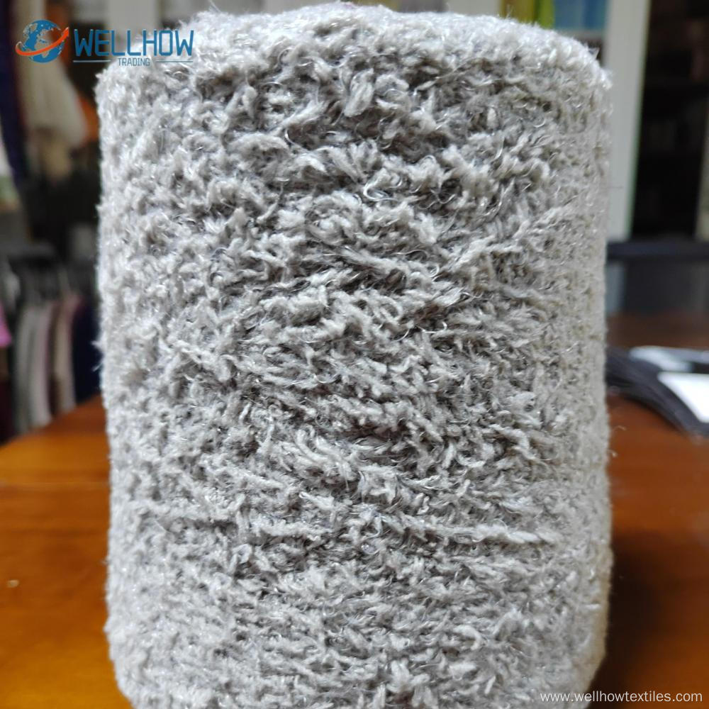 Popular High Quality 1/5NM 100%Polyester Half velvet Yarn