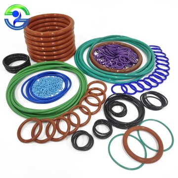 Tiongkok Flat Rubber O-Ring Seals NBR FKM FPM EPDM PU SILICONE