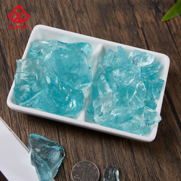Hot Sale Recycled Glass Block Crystal Ornaments & Aquarium Decoration