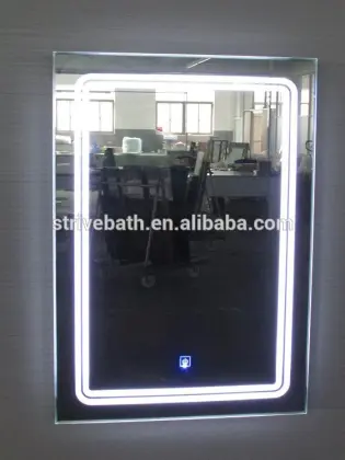 touched switch led bath mirror