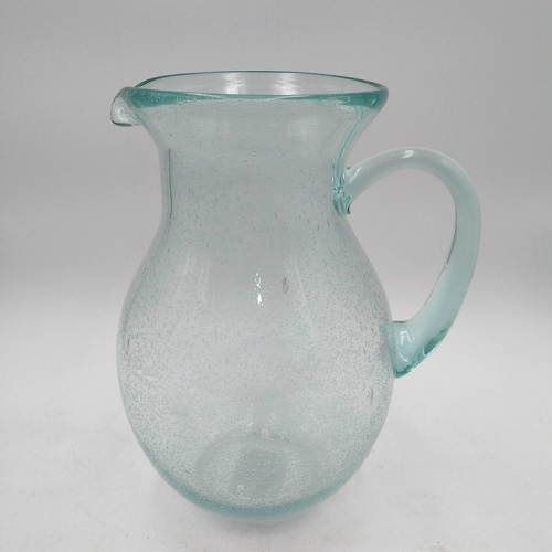 green clolor bubble glass pitcher high ball glass tumbler