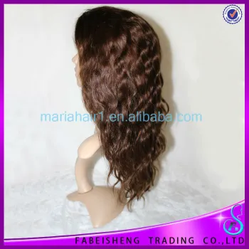 Wholesale Top Quality 100% Virgin Human Hair Full Lace Wig