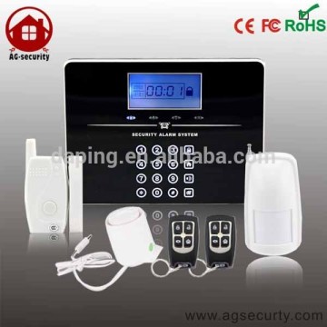 dual-network home security alarm system with russian voice alarm