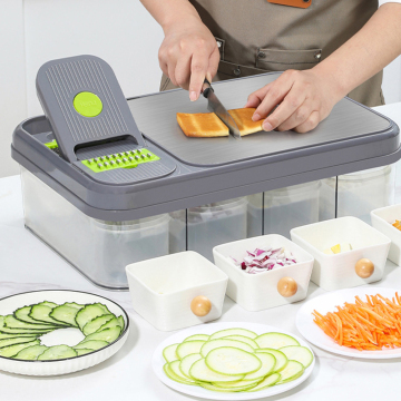 Stainless Steel Multifunctional Vegetable Chopper & Fruit Slicer