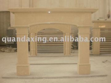 Hand Carved Stone Fireplaces