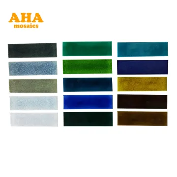 Ice Cracked Wall Mosaic Subway Tile 60x200mm for Backsplash Decoration