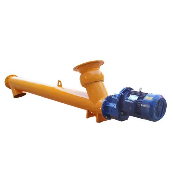 High Efficiency Plastic Conveying Machine: Screw Conveyor Screws with Hopper