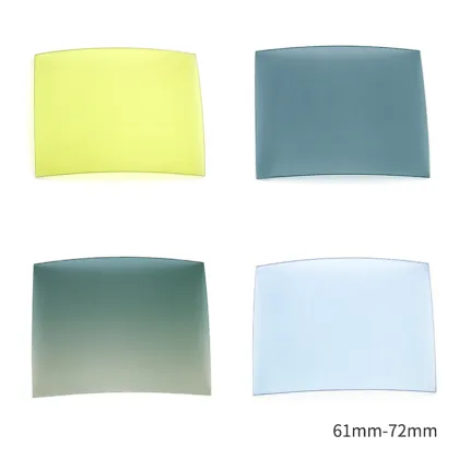 Middle-Aged and Elderly Flat Square Frame Stone Mirror Sun Glasses for Men and Women