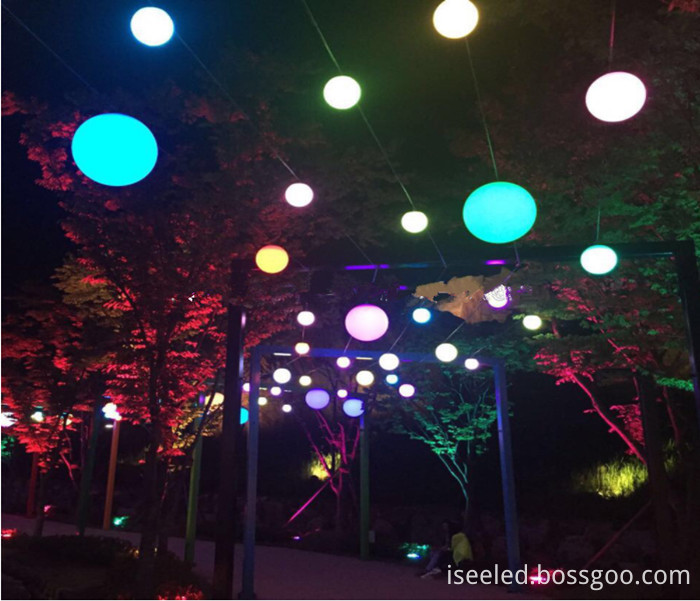 Garden light DMX hanging ball 