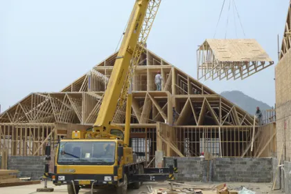 Island Prefab Club House Timber Frame