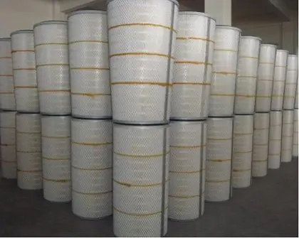 Air filter paper for industrial dust collection filters