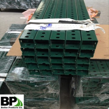 Full Perforations and powder coated Square Posts