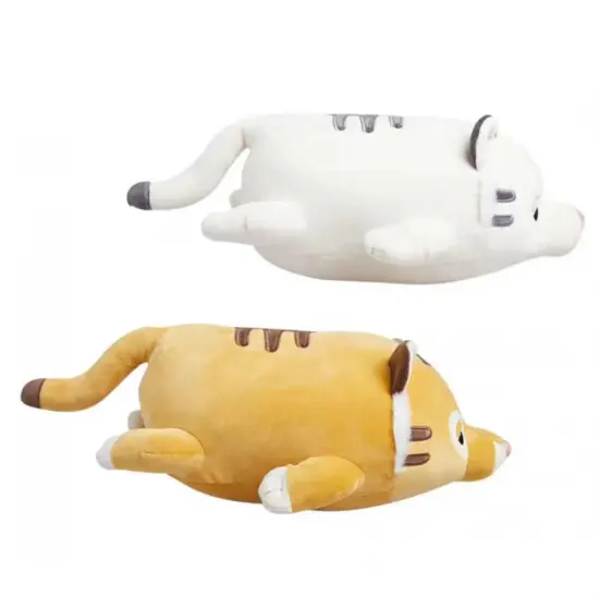 Yellow and white party tiger stuffed animal