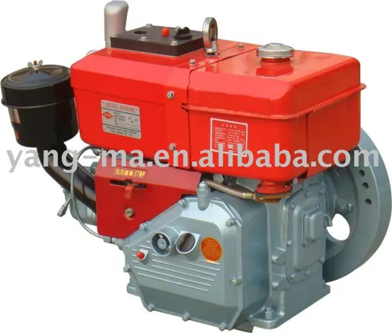 R180 7hp water cooled single cylinder 4 stroke diesel engine