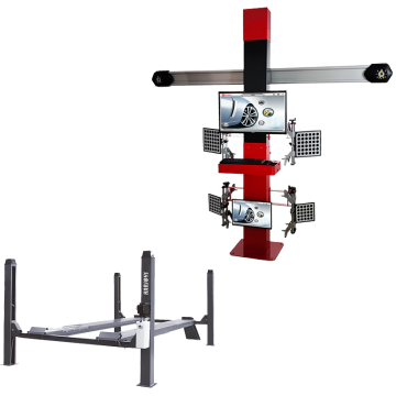 Karjoys Latest Car Lift and Alignment Combo for Workshops