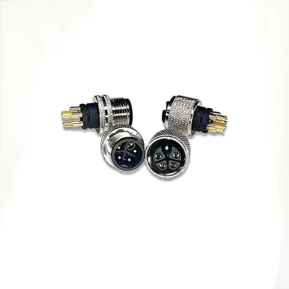 M12 waterproof connector 3-5Pin male and female K-CODE