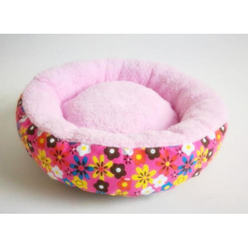 Warm cat's nest with canvas round breathable kennel