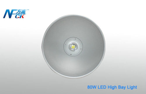 Aluminum 80w / 100w 8000lm High Bay Led Light , Factory Led High Bay Lights
