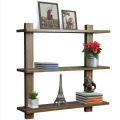 3 Tier Walnut Shelf Rack Decorative Hanging