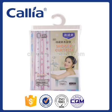 PEVA Waterproof Shower Curtain with 180*180cm/180*200cm/200*200cm