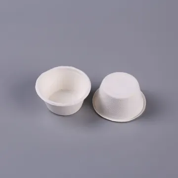 Eco friendly sustainable paper pulp coffee capsule pod