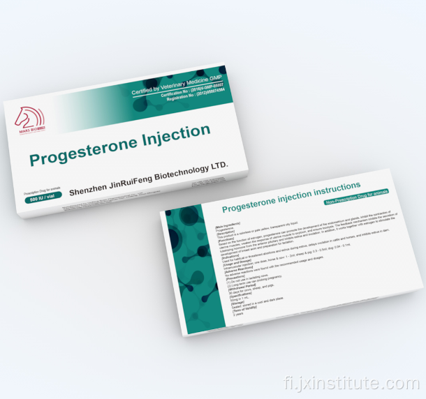 Progesteroni-injektioeläinlääketiede