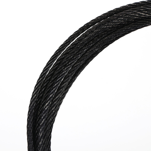 Black Oxide Stainless Steel Wire Rope Engineering machinery rope and hanging basket rope Factory