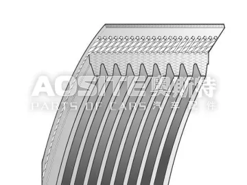 V-Ribbed Belt for MERCEDES BENZ AXOR 2