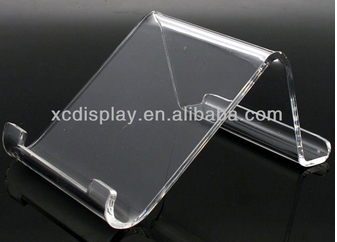 Acrylic table stand for ipad/tablet pc/phone