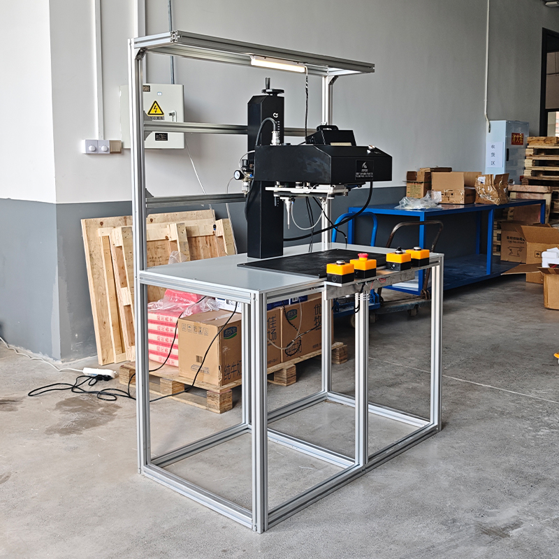 Large format inline dot-matrix marking machine