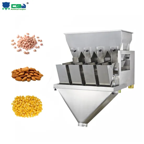 Automatic 4-Head Linear Weigher Packing Machine for 500g Grain Rice and Coffee Powder