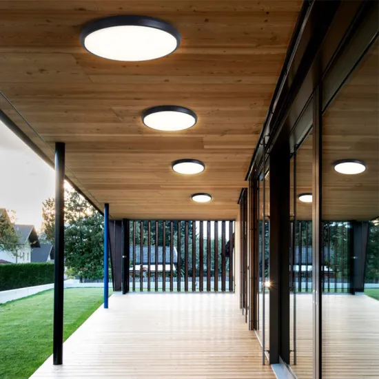Modern Waterproof LED Outdoor Ceiling Light for Balcony and Courtyard