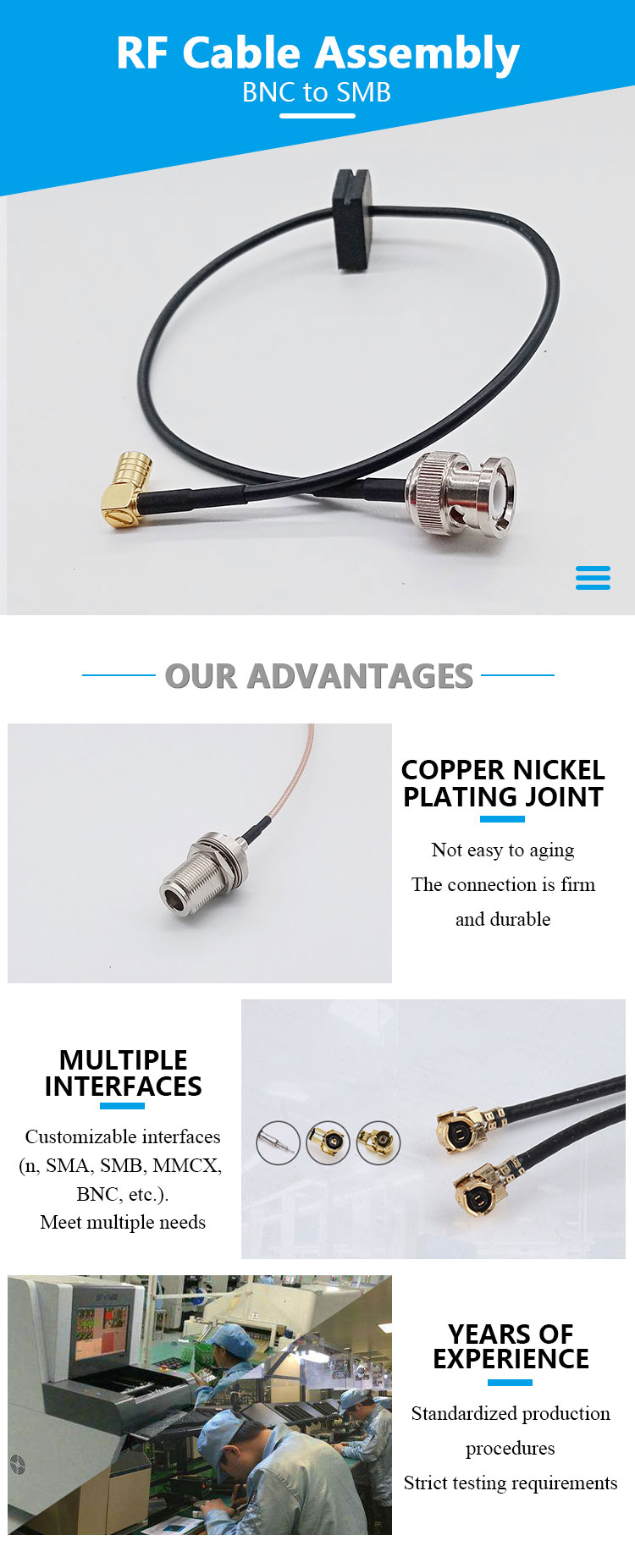 Custom Coaxial BNC Cable
