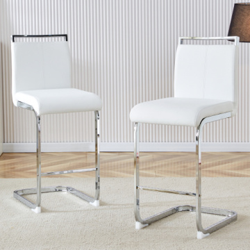 modern white bar chair