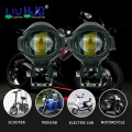 Super Bright Mini 12V Laser Waterproof Off-road LED Fog Driving Light for Motorcycles and Cars