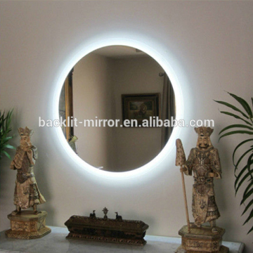 Backlit bathroom mirror LED lighting behind
