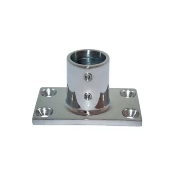 Customized 316 Grade 90 Degree Stainless Steel Marine Hardware Rail Fitting