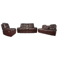 Set sofa kursi malas kulit ruang tamu