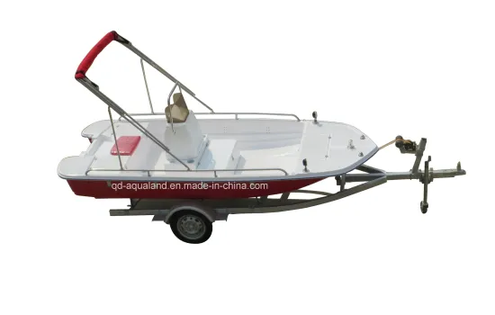 Aqualand 4m Fishing Boat/Motor Boat/Rescue Boat/Tender Speed Boat with Center Console (Aqualand 130)